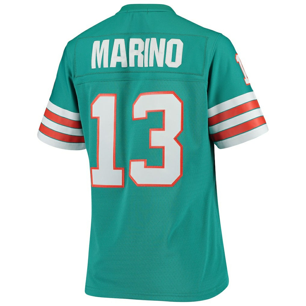 Dan Marino Miami Dolphins Women's 1984 Legacy Replica Jersey - Aqua on sale
