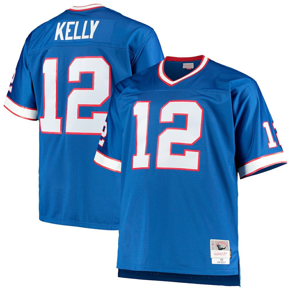 Jim Kelly Buffalo Bills Big & Tall 1990 Retired Player Replica Jersey - Royal cheap
