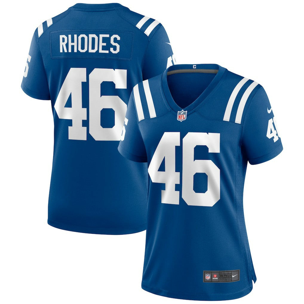 Luke Rhodes Indianapolis Colts Women's Game Jersey - Royal