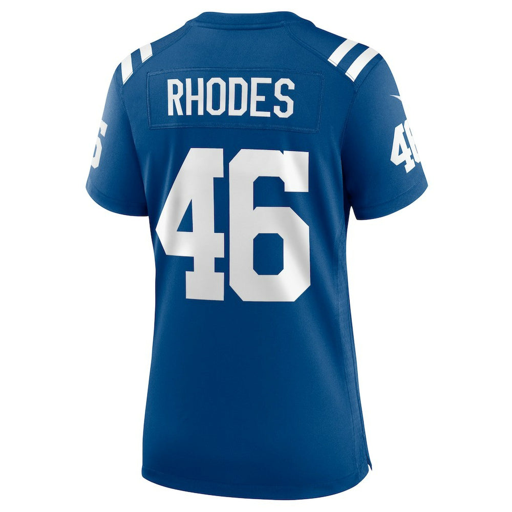 Luke Rhodes Indianapolis Colts Women's Game Jersey - Royal
