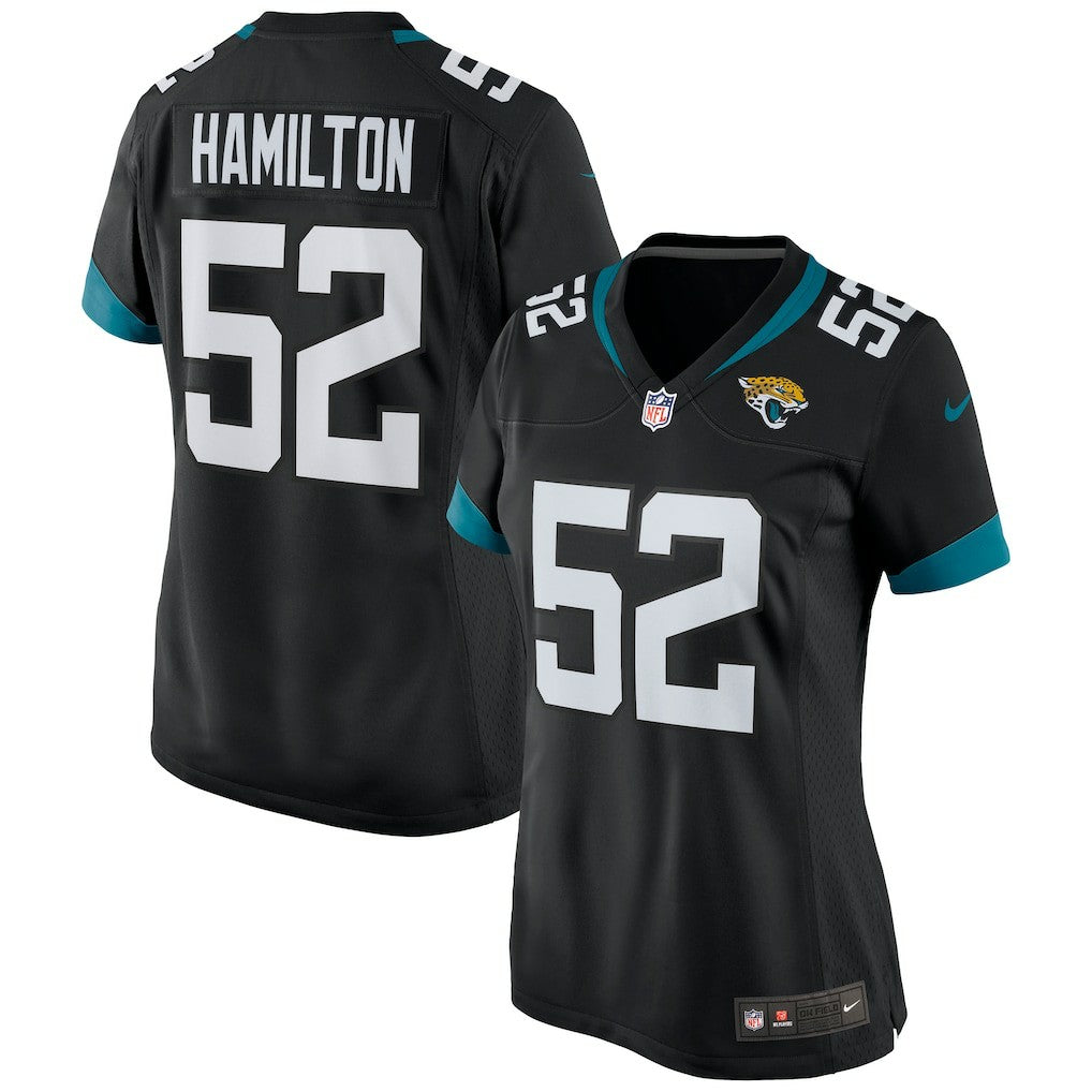 DaVon Hamilton Jacksonville Jaguars Women's Game Jersey - Black