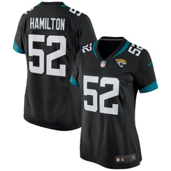 DaVon Hamilton Jacksonville Jaguars Women's Game Jersey - Black