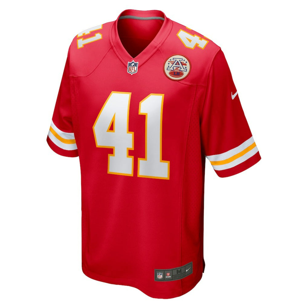 James Winchester Kansas City Chiefs Game Jersey - Red
