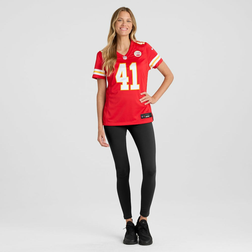 James Winchester Kansas City Chiefs Women's Game Jersey - Red