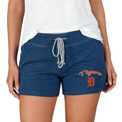 Detroit Tigers Concepts Sport Women's Mainstream Terry Shorts Navy