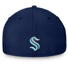 Seattle Kraken Fanatics Wordmark Flex Hat Deep Sea Blue
