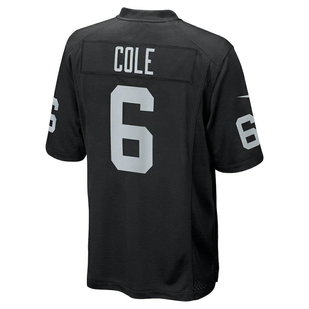 AJ Cole Las Vegas Raiders Game Jersey - Black