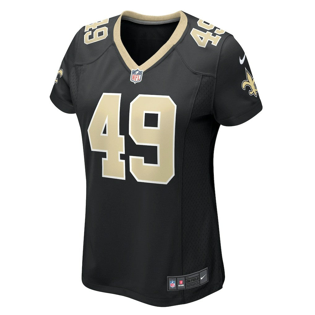 Zach Wood New Orleans Saints Women's Game Jersey - Black