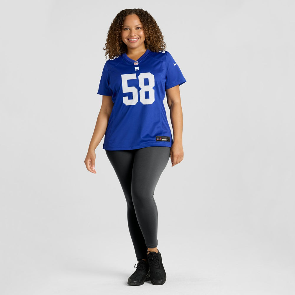 Casey Kreiter New York Giants Women's Game Jersey - Royal