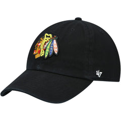 Chicago Blackhawks '47 Team Clean Up Adjustable Hat Black