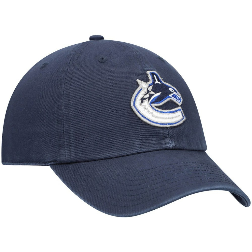 Vancouver Canucks '47 Team Clean Up Adjustable Hat Navy