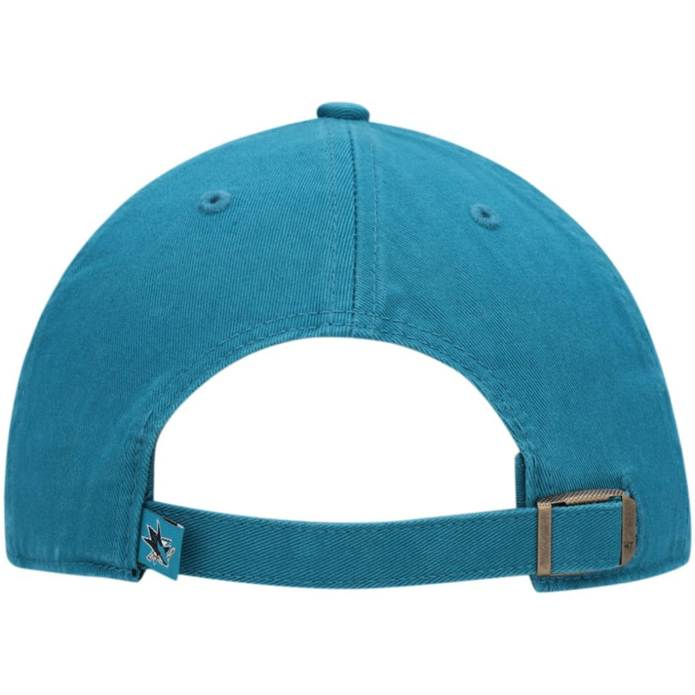 San Jose Sharks '47 Team Clean Up Adjustable Hat Teal