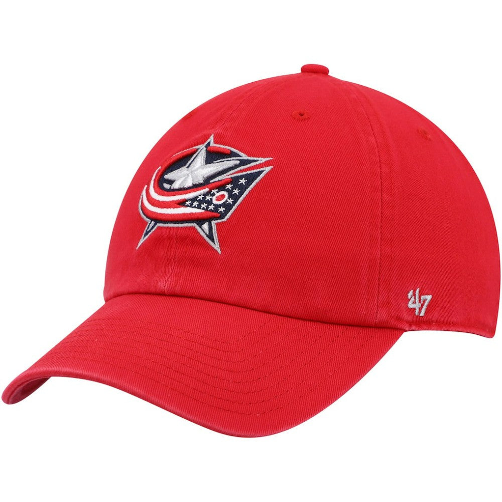 Columbus Blue Jackets '47 Team Clean Up Adjustable Hat Red