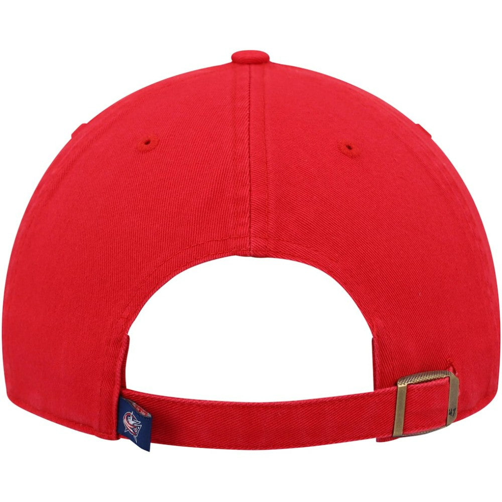 Columbus Blue Jackets '47 Team Clean Up Adjustable Hat Red
