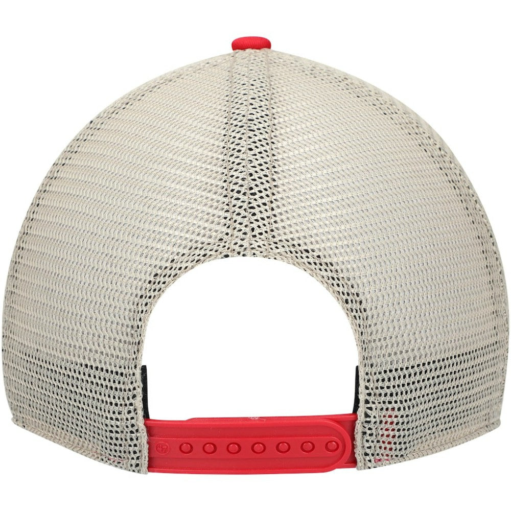 Detroit Red Wings '47 Trawler Clean Up Trucker Snapback Hat Red