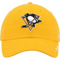 Pittsburgh Penguins '47 Women's Team Miata Clean Up Adjustable Hat Gold