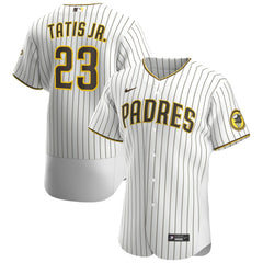Fernando Tatís Jr. San Diego Padres Home Authentic Player Jersey White/Brown | Nike