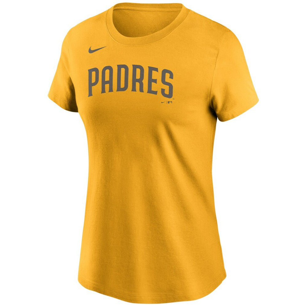 Fernando Tatís Jr. San Diego Padres Women's Name & Number T-Shirt Gold | Nike