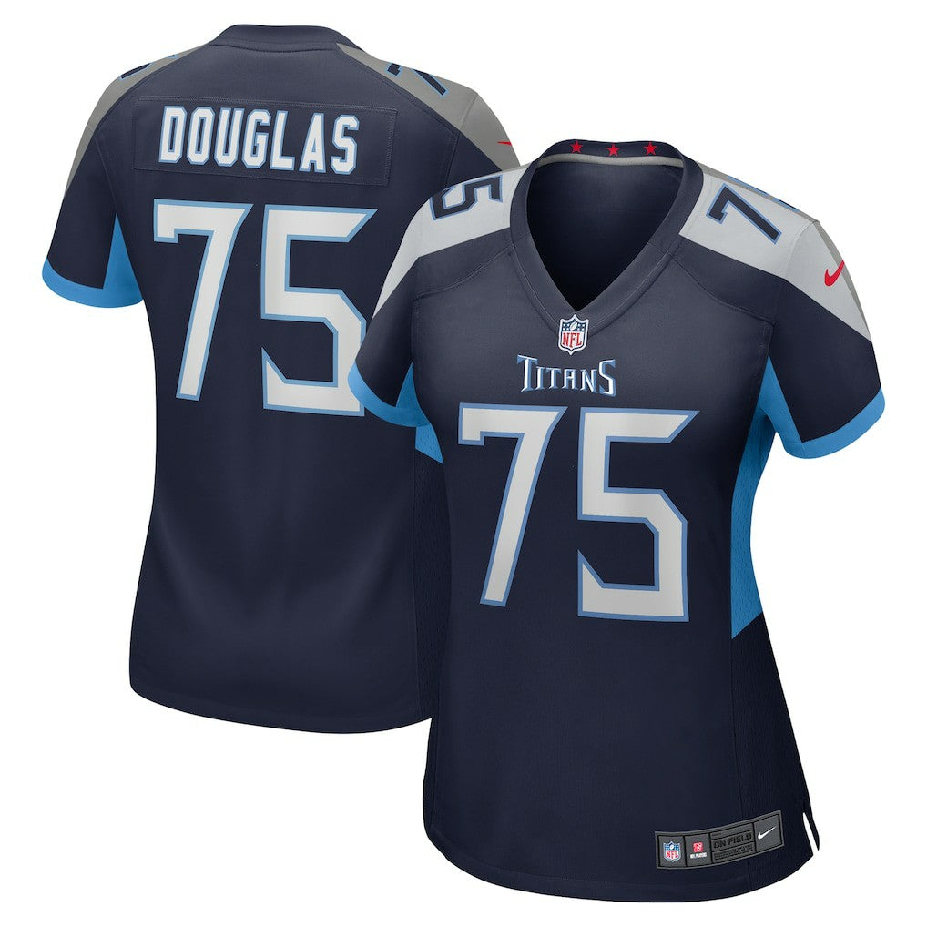 Jamil Douglas Tennessee Titans Women's Game Jersey - Navy