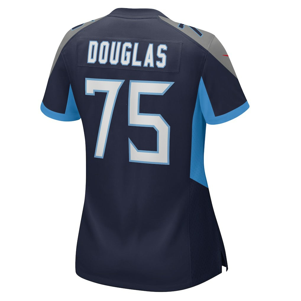 Jamil Douglas Tennessee Titans Women's Game Jersey - Navy