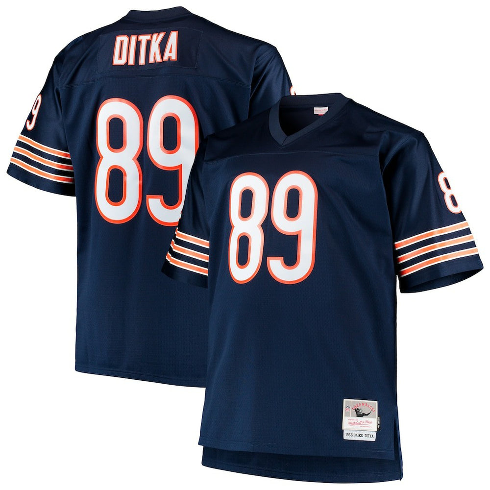 Mike Ditka Chicago Bears Big & Tall 1966 Retired Player Replica Jersey - Navy cheap