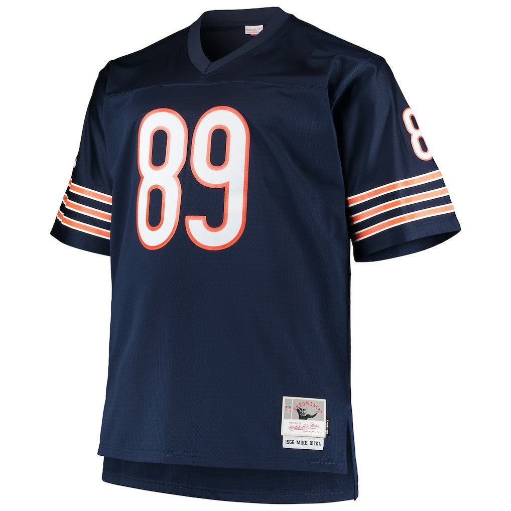 Mike Ditka Chicago Bears Big & Tall 1966 Retired Player Replica Jersey - Navy cheap