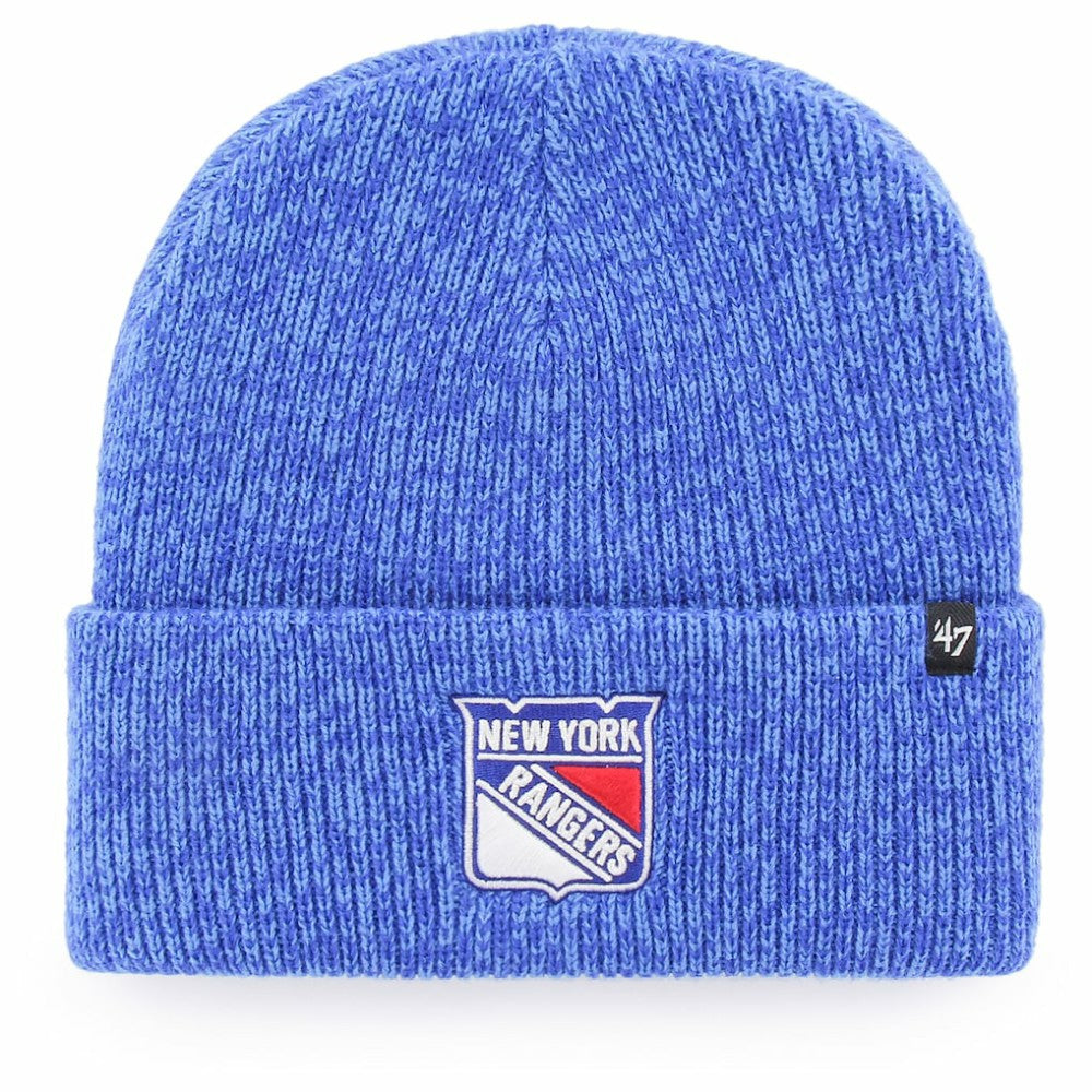 New York Rangers '47 Brain Freeze Cuffed Knit Hat Blue