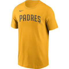 Fernando Tatis Jr. San Diego Padres Name & Number T-Shirt Gold | Nike