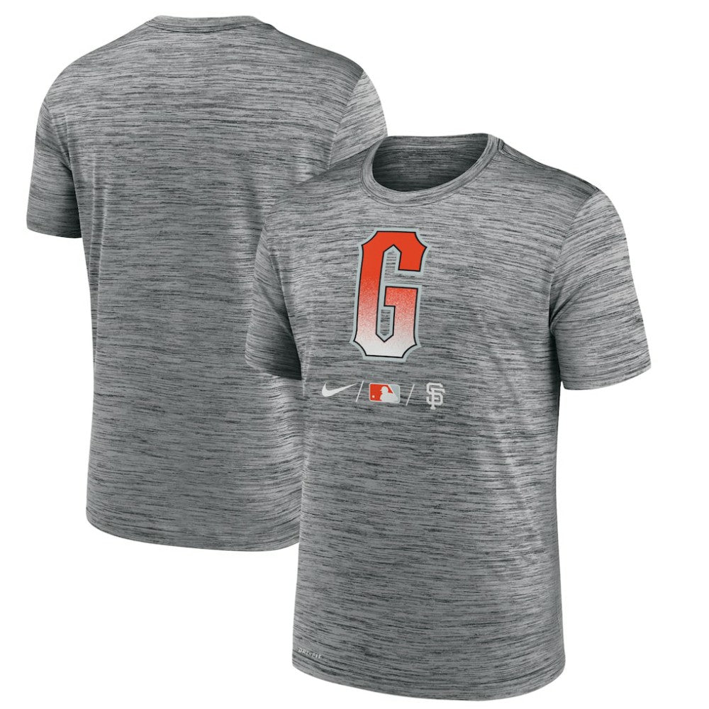 San Francisco Giants City Connect Practice T-Shirt Anthracite | Nike
