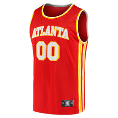 Atlanta Hawks Fast Break Replica Custom Jersey - Icon Edition - Red
