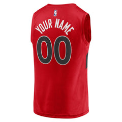 Toronto Raptors Youth Fast Break Replica Custom Jersey - Icon Edition - Red