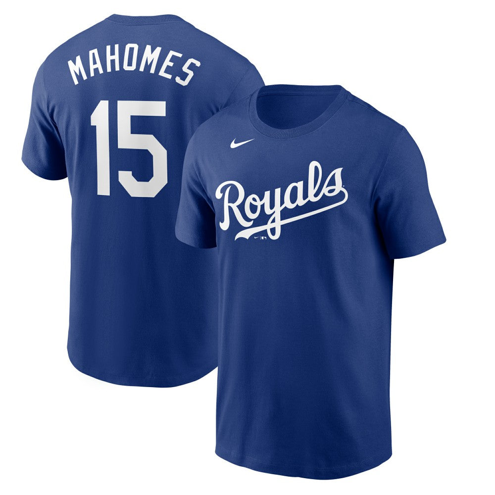 Patrick Mahomes Kansas City Royals Name & Number T-Shirt Royal | Nike