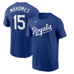 Patrick Mahomes Kansas City Royals Name & Number T-Shirt Royal | Nike