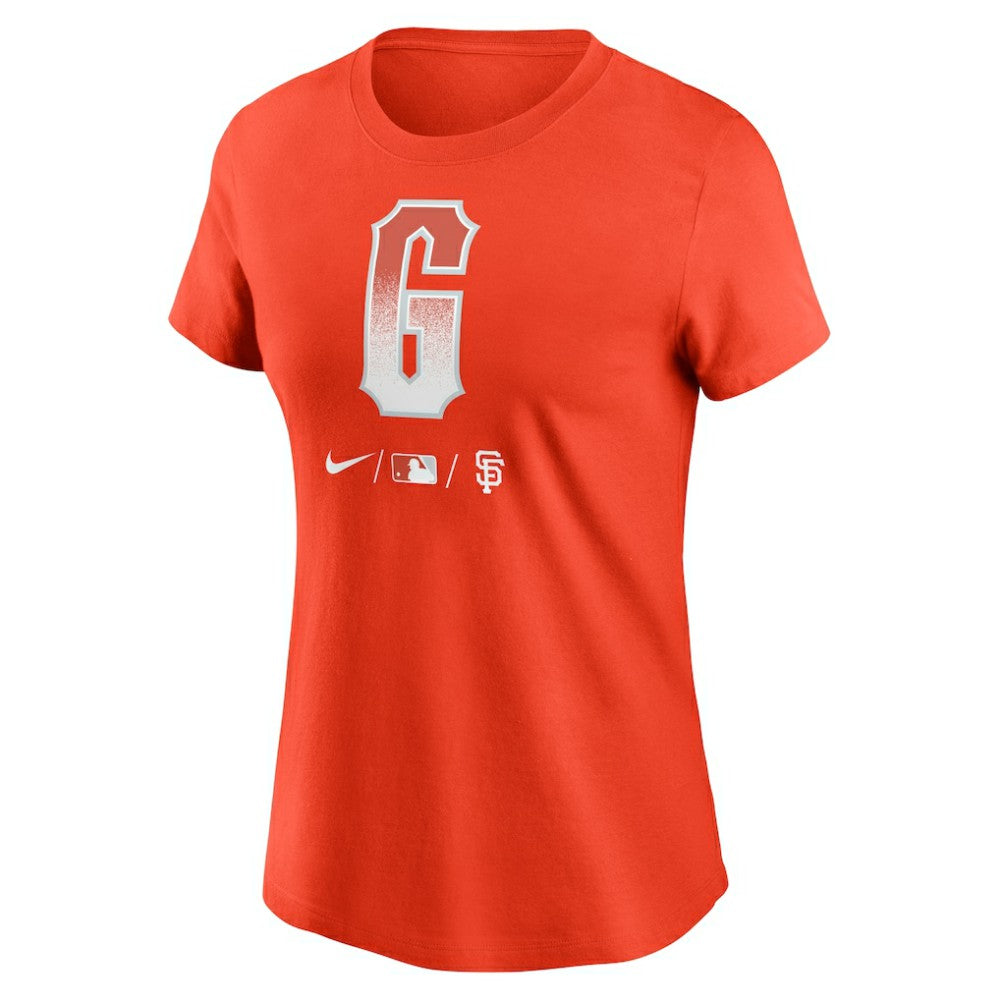 San Francisco Giants Women's City Connect Wordmark T-Shirt Orange | Nike
