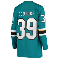 Logan Couture San Jose Sharks Fanatics Women's Breakaway Home Player Jersey Teal