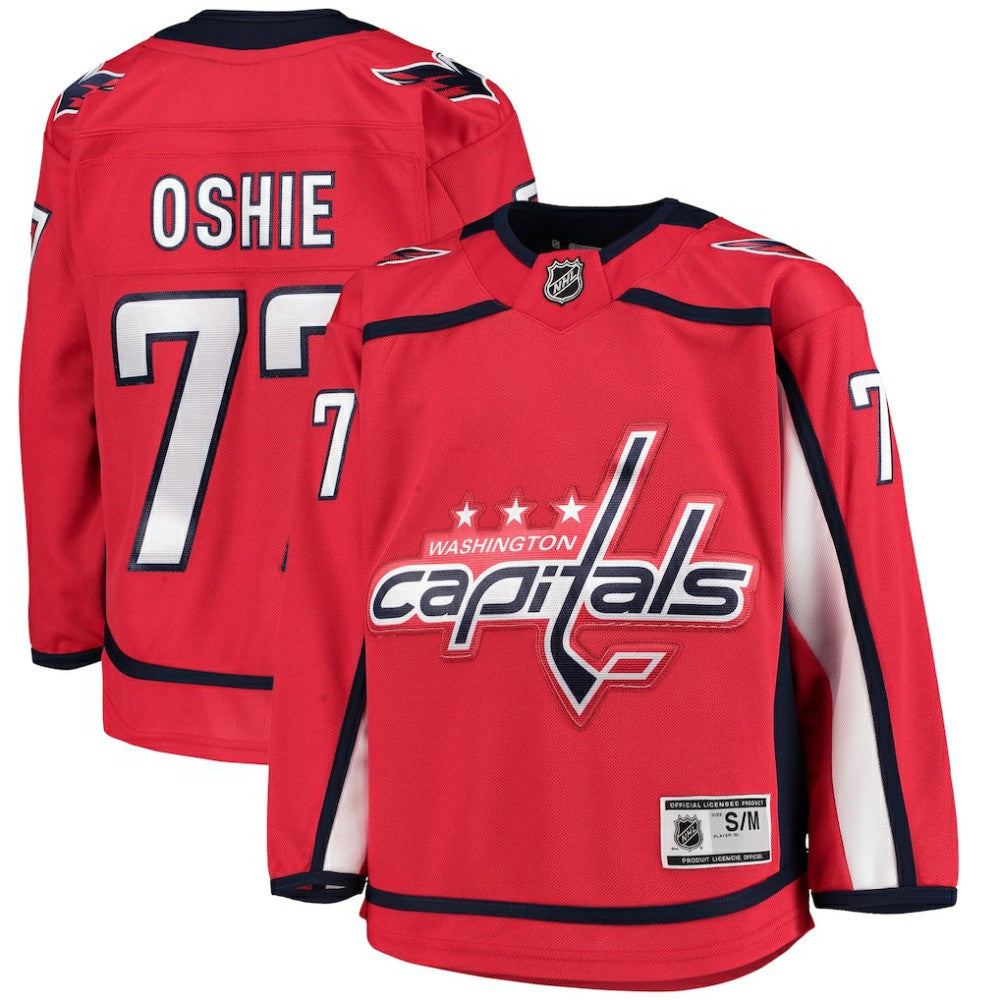 TJ Oshie Washington Capitals Youth Home Premier Jersey Red