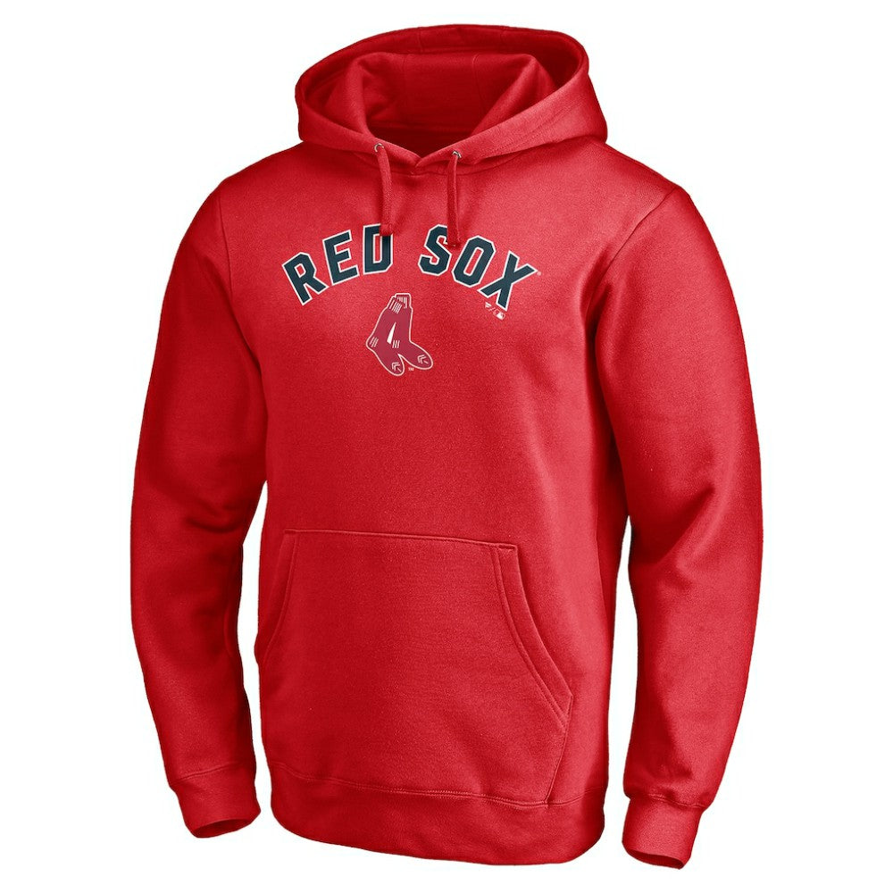 Boston Red Sox Cooperstown Winning Streak Personalized Name & Number Pullover Hoodie Red