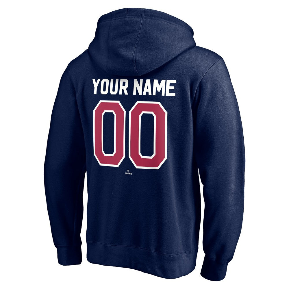 Los Angeles Angels Cooperstown Winning Streak Personalized Name & Number Pullover Hoodie Navy
