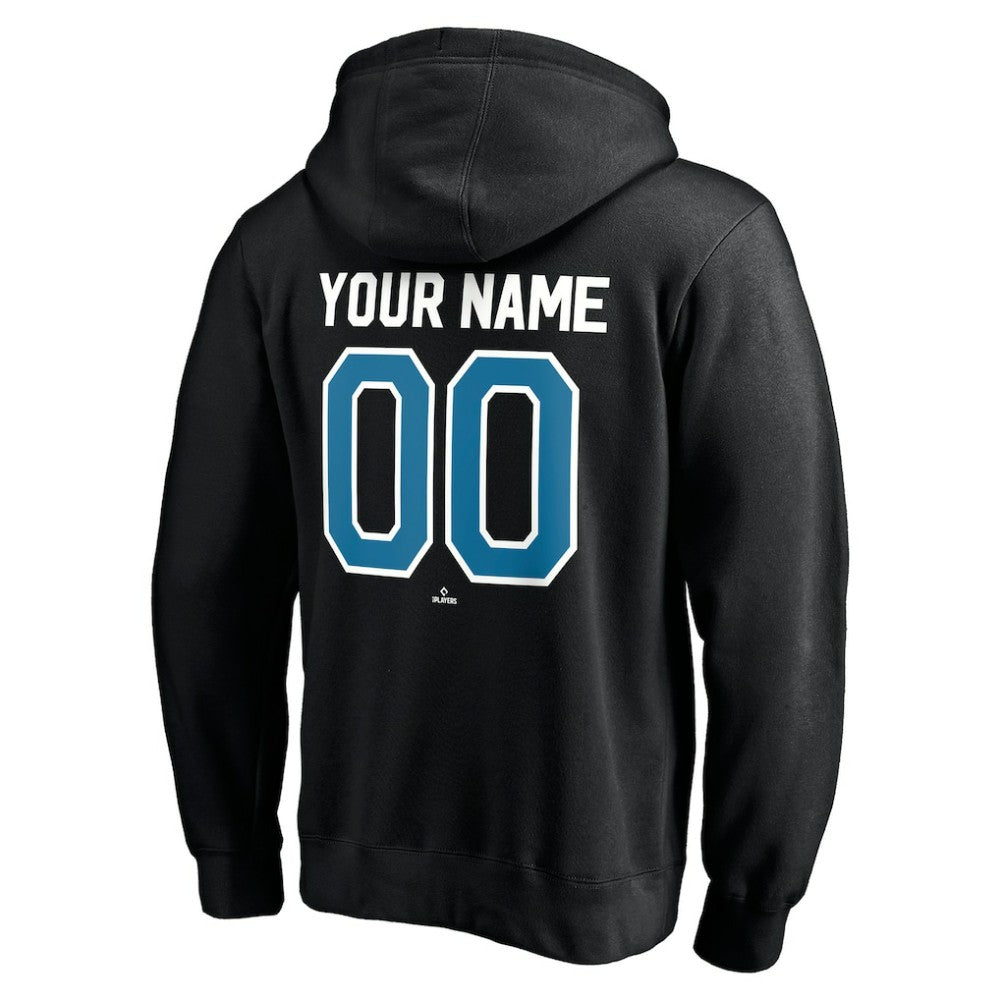 Tampa Bay Rays Cooperstown Winning Streak Personalized Name & Number Pullover Hoodie Black
