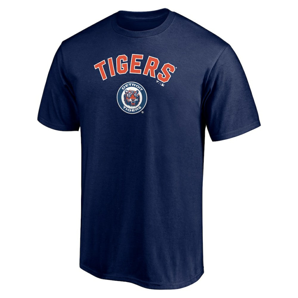 Detroit Tigers Cooperstown Winning Streak Personalized Name & Number T-Shirt Navy