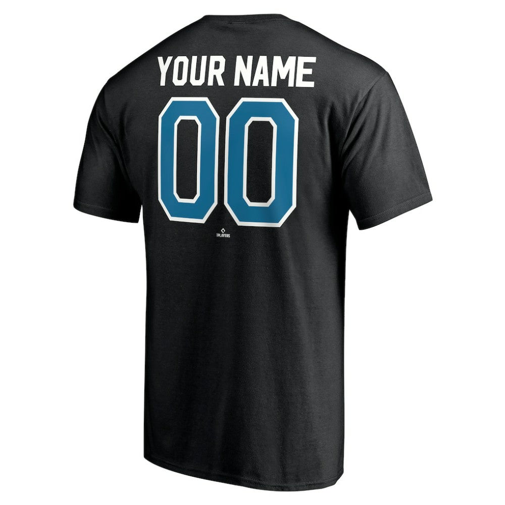 Tampa Bay Rays Cooperstown Winning Streak Personalized Name & Number T-Shirt Black