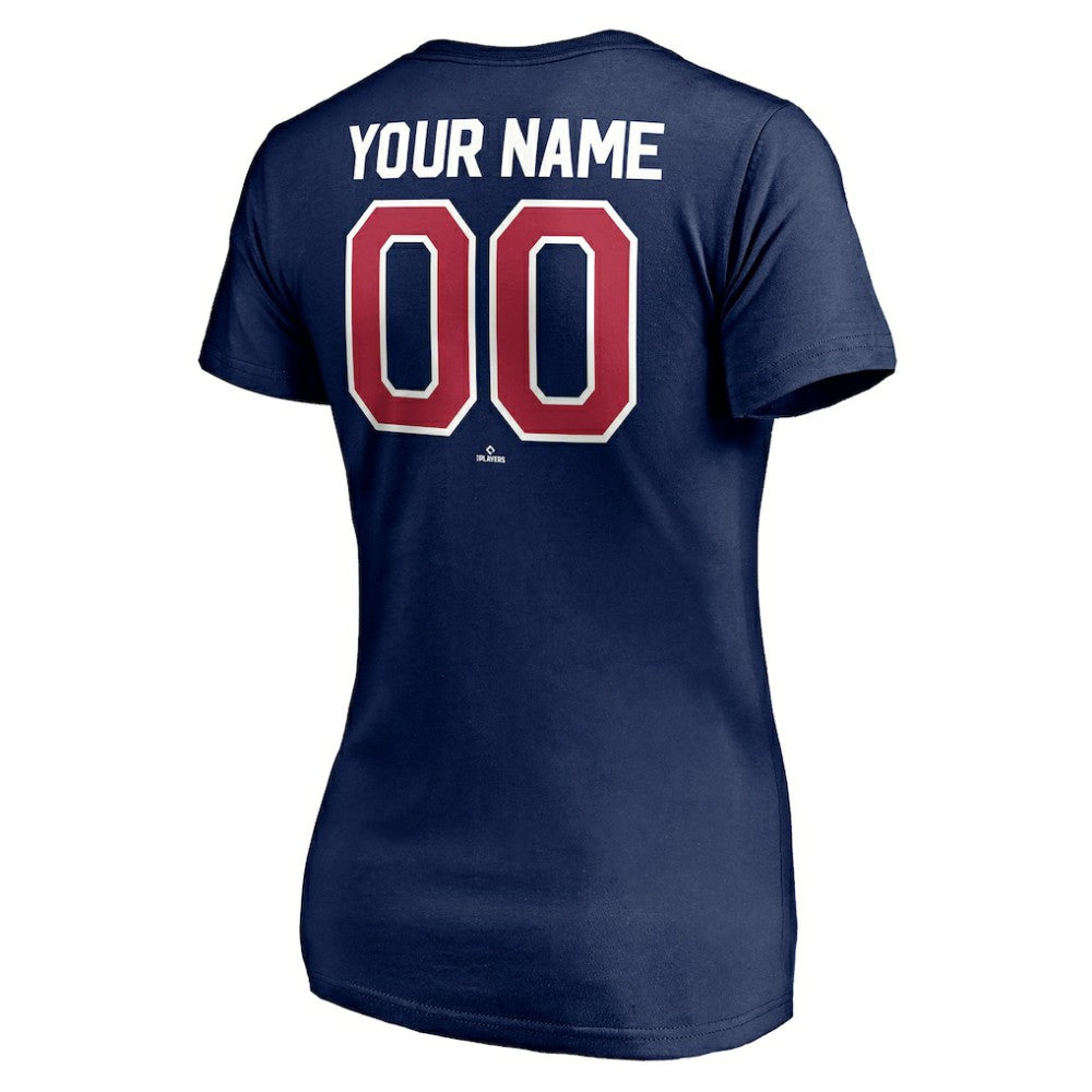 Chicago White Sox Women's Cooperstown Winning Streak Personalized Name & Number V-Neck T-Shirt Navy