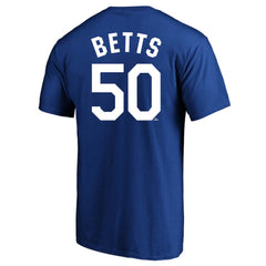 Mookie Betts Los Angeles Dodgers Big & Tall Name & Number T-Shirt Royal