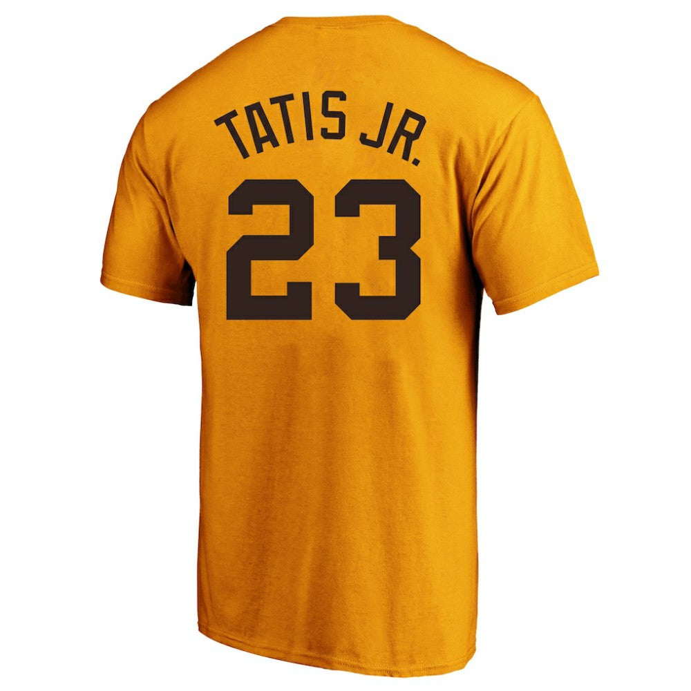 Fernando Tatis Jr. San Diego Padres Big & Tall Name & Number T-Shirt Gold
