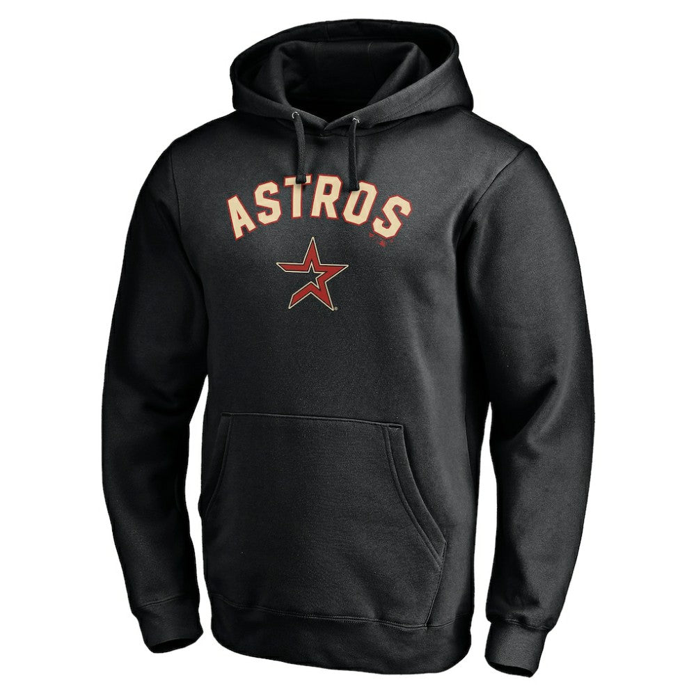Houston Astros Cooperstown Winning Streak Alternate Personalized Name & Number Pullover Hoodie Black