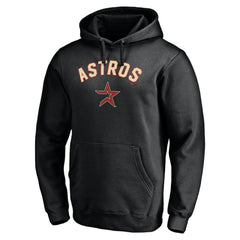 Houston Astros Cooperstown Winning Streak Alternate Personalized Name & Number Pullover Hoodie Black