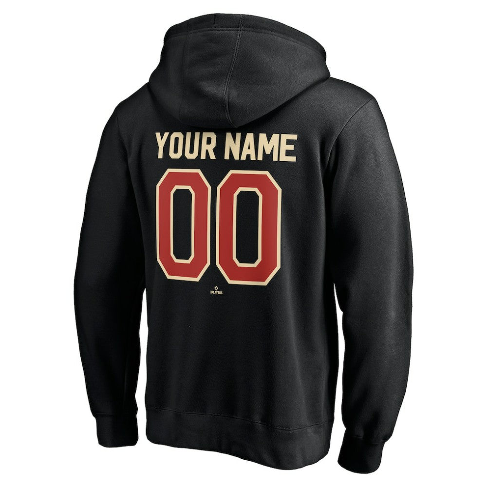 Houston Astros Cooperstown Winning Streak Alternate Personalized Name & Number Pullover Hoodie Black