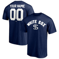 Chicago White Sox Cooperstown Winning Streak Alternate Personalized Name & Number T-Shirt Navy