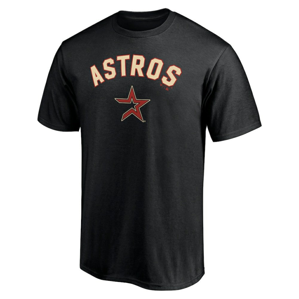 Houston Astros Cooperstown Winning Streak Alternate Personalized Name & Number T-Shirt Black