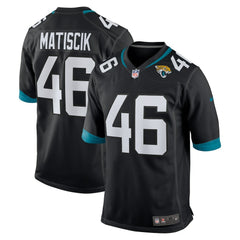Ross Matiscik Jacksonville Jaguars Alternate Game Jersey - Black